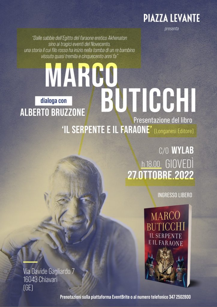 Presentazione Libro ‘IL SERPENTE E IL FARAONE" Di Marco Buticchi ...